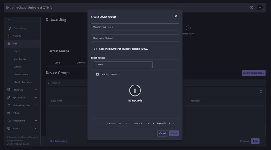 Extreme UZTNA Definition Device Groups
